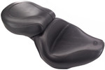 Mustang 1-Piece Wide Touring Black Motorcycle Seat (75105)