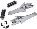 Kuryakyn Adjustable Chrome Passenger Footpeg (4353)