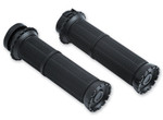 Kuryakyn Riot Black Handlebar Grips (3582)