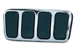 Kuryakyn Chrome/Rubber Brake Pedal Pad Cover (8849)