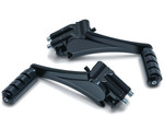 Kuryakyn Adjustable Black Passenger Footpegs (7059)