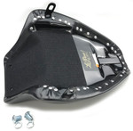 Le Pera Silhouette Basket Weave Black Solo Seat for '84-99 Softail (LN-870)