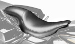 Le Pera Silhouette Seat - Smooth Black (L-867)