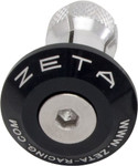 Zeta Black 35mm O.D. Bar End Plugs (ZE48-7105)