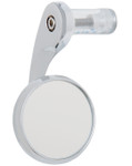 Todds Shooter Left Chrome Bar End Mirror (BSML-1)