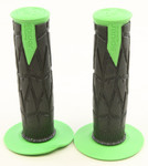 Spider M1 Dual Density Green/Black Twist Throttle Grips (M1-K/B)