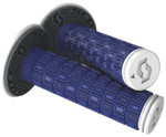 Scott Double Density Mellow Blue/White MX Offroad Handlebar Grips (269305-1006)