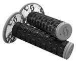 Scott Double Density Mellow Black/Gray MX Offroad Grips (269305-1001)
