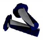 Scott Deuce Half Waffle MX Gray/Blue Grips w/Donuts (219627-1100)
