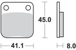 SBS HF - Ceramic Brake Pads (536HF)