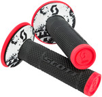 Scott SX II MX Offroad Grips + Donuts Neon Red/Black (219624-4959)