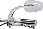 Russ Wernimont Convex Contoured Left Chrome Mirror (RWD-50046CL)