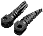 PSR SBK Black Aluminum Passenger Footpegs (05-01205-22)