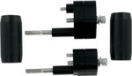 PSR No-Cut Fairing Black Protective Sliders (04-00900-02)