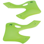 UFO KX Green Plastic Radiator Shrouds/Covers (KA03720#026)