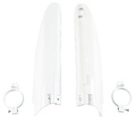 UFO Plastic White Front Fork Tube Protectors (SU03905#041)