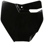 UFO Black Plastic Front Number Plate (KT04074#001)