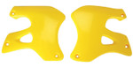 UFO Yellow Plastic Radiator Shrouds/Covers (SU02958#101)