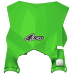 UFO Stadium Green Front Number Plate '17-22 KX250F/'16-22 KX450F (KA04746#026)