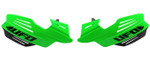 UFO Vulcan Green/Black Plastic Motocross Handguards (PM01650#026)