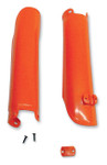 UFO Orange Plastic Front Fork Tube Protectors (KT04055#FFLU)