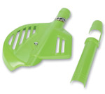 UFO KX Green Plastic Front Brake Disc Cover for '95-06 KDX200 (KA02796#026)