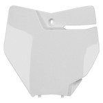 UFO White Plastic Front Number Plate (KT04063#047)