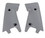 UFO Gray Plastic Radiator Shrouds/Covers (HU03308#380)