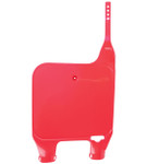 UFO Red Plastic Front Number Plate for '90-94 CR125/CR250/CR500 (HO02629-067)