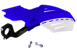 UFO Vulcan Blue/White Plastic Motocross Handguards (PM01650#089)