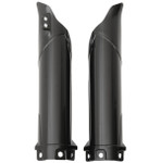 UFO Black Plastic Front Fork Tube Protectors (KA04731#001)