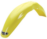 UFO Yellow Plastic Front Fender for '00-23 Suzuki RM85 (SU03967#102)