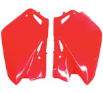 UFO Red Rear Plastic Side Panels for '03-21 Honda CR85 (HO03631#070)