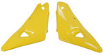 UFO Yellow Plastic Radiator Shrouds/Covers (HU03303#103)
