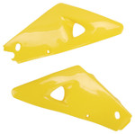 UFO Yellow Plastic Radiator Shrouds/Covers (HU03303#103)