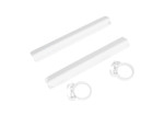 UFO White Plastic Front Fork Tube Protectors (SU04913#041)