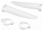 UFO White Plastic Front Fork Tube Protectors (KA03711#280)