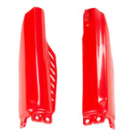 UFO Plastic Front Fork Slider Protectors Red (HO04612#070)
