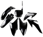 UFO Complete Black Plastics Body Kit (HOKIT117@001)