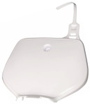 UFO White Front Number Plate '92-99 YZ125/YZ250, '98-99 YZ400F (YA02853-046)