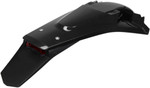 UFO Enduro Black Plastic Rear Fender w/Tail Light (HU03388#001)