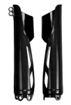 UFO Black Plastic Front Fork Tube Protectors (HO04695#001)