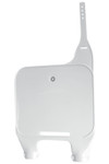 UFO White Plastic Front Number Plate (KT03004-047)