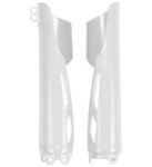 UFO White Plastic Front Fork Tube Protectors (HO04695#041)