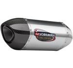Yoshimura Alpha Slip-On Exhaust Muffler | Stainless w/Carbon Tip (11600EM520)
