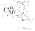 Yoshimura RS-3 Stainless/Ti Slip-On Muffler for '19-21 Honda Monkey (12130B5500)
