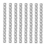 Woodys 5/16" Angled Digger Aluminum Backing Plates 96 Pack (ANG-3775-B)