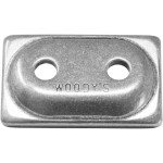 Woodys 5/16" Angled Double Digger Aluminum Backing Plates 12 Pack (ADA2-3775)