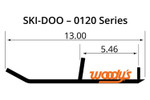 Woodys Mini Sled Standard Runners (RUS-0120)