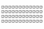 Woodys Natural Finish Square Grand Digger Support Plates 48 Pack (ASG-3775-48)